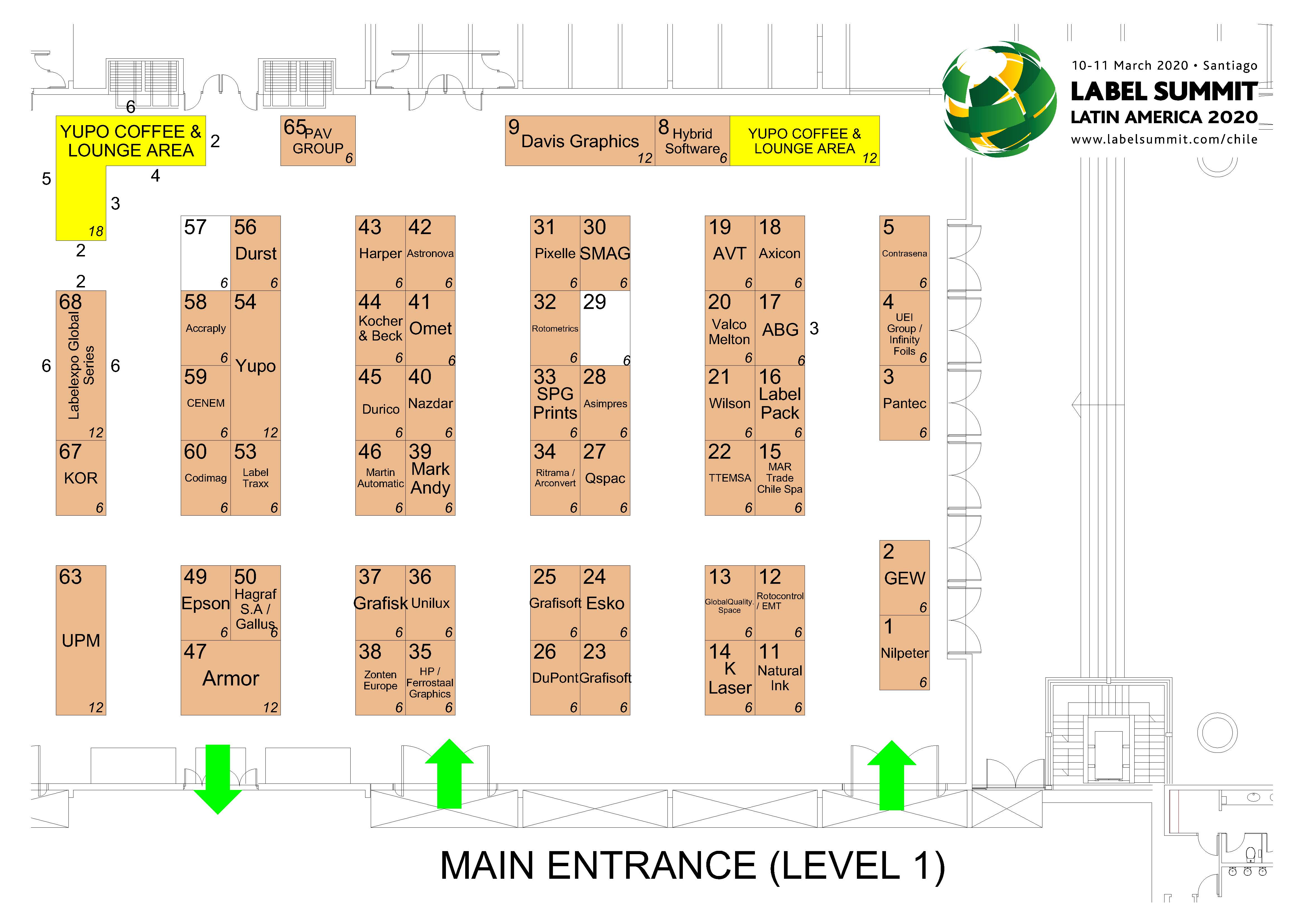 Floor Plan Label Summit Latin America 2020